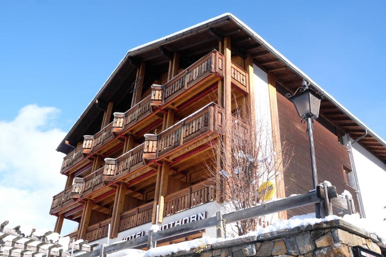 Hotel Restaurant Rothorn Visperterminen Exterior foto